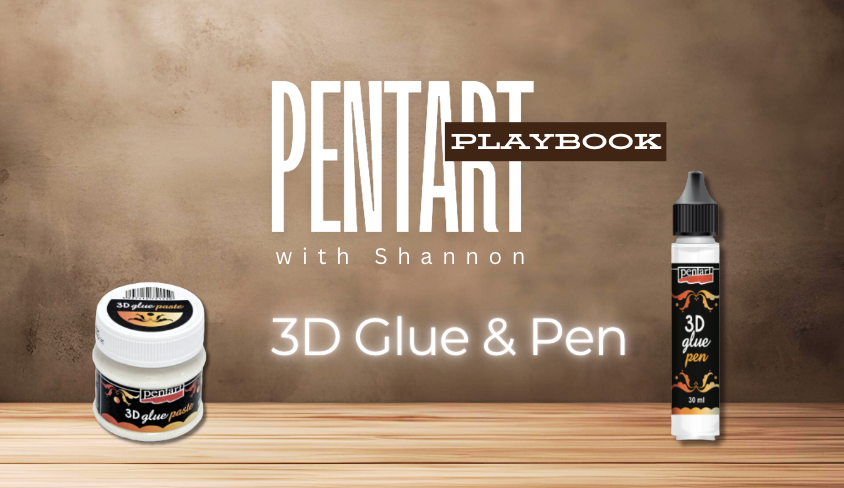 How to Use Pentart 3D Glue Paste and Pen