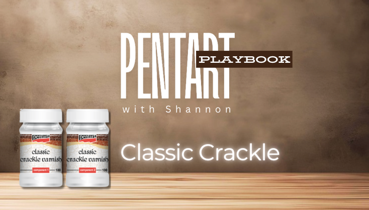 How to Use the Pentart Classic Crackle