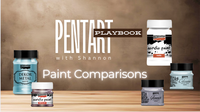Pentart Paint Comparisons