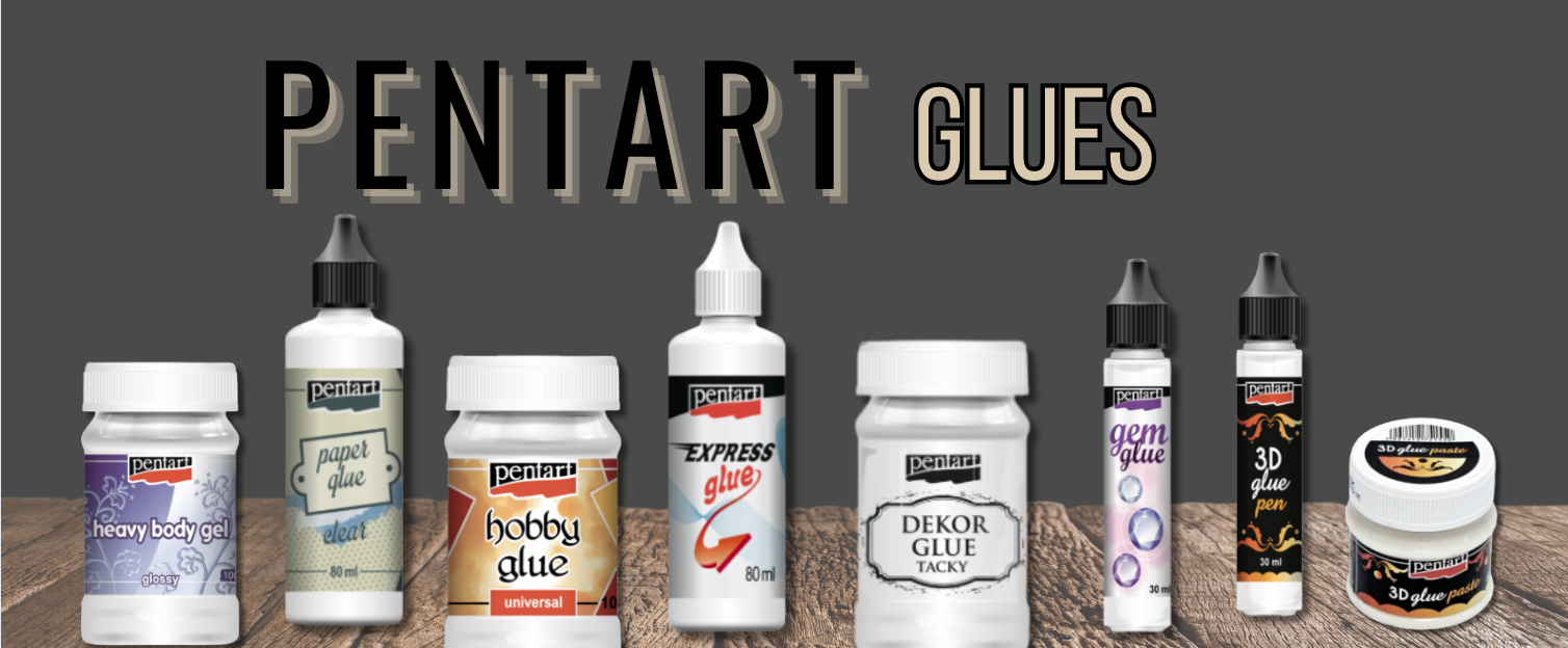 Pentart Glue Comparison Chart