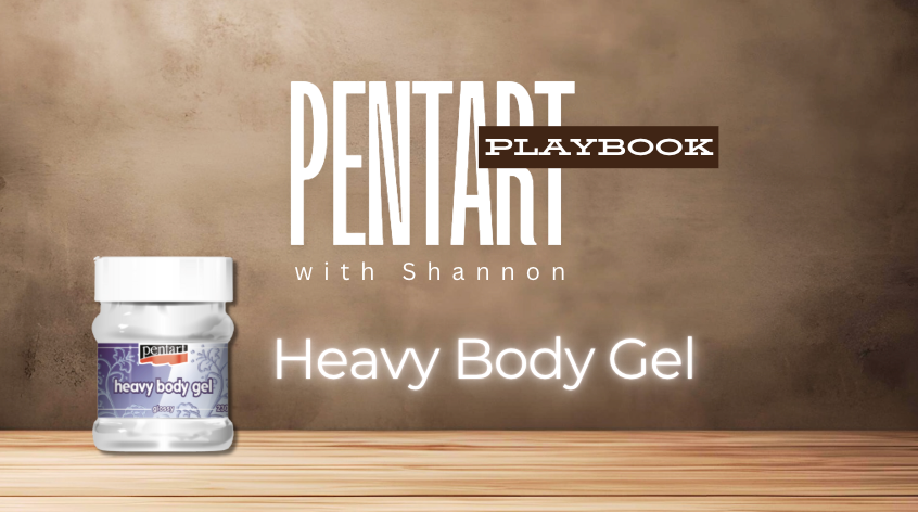 Pentart Heavy Body Gel Video Tutorial What is it and How to Use it.