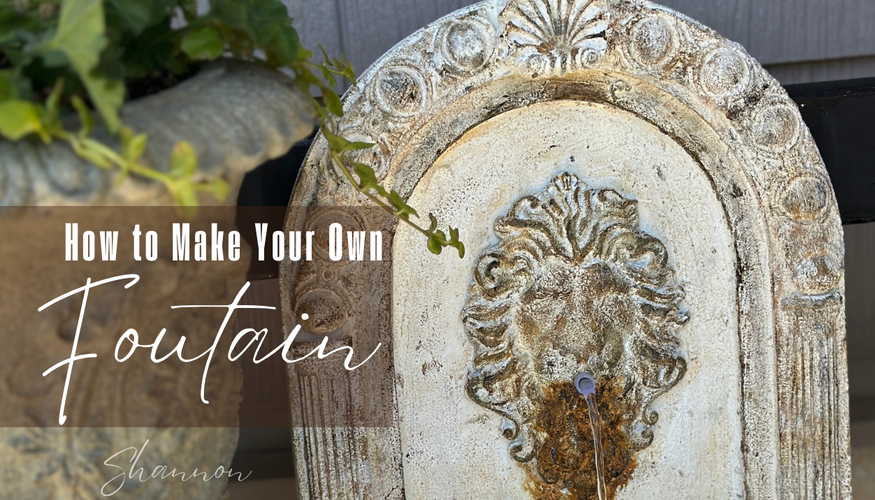How to Make a Fountain Using the IOD Leonidas (Lion) Mould