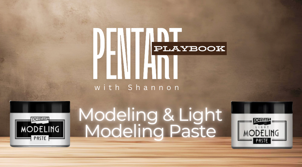 Pentart Modeling Paste and Light Modeling Paste