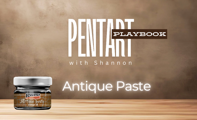 Pentart Antique Paste and How to Use it