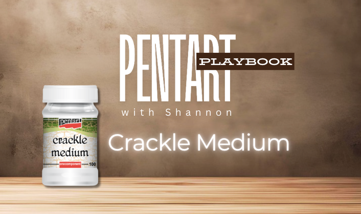 How To Use the Pentart Crackle One Component