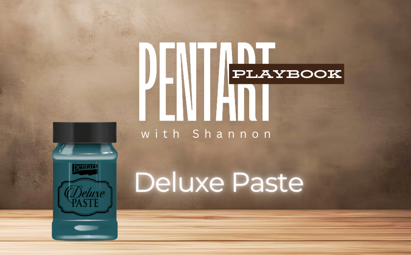 Pentart Deluxe Paste and How to Use it