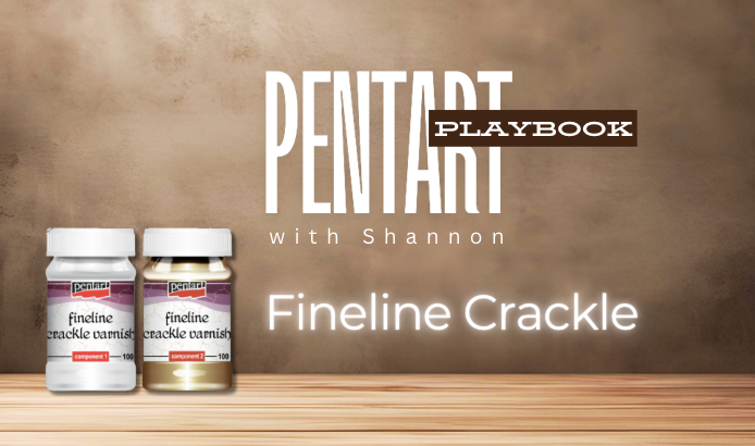 How to Use the Pentart Fineline Crackle
