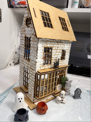 SnipArt HDF Kit Turned Into Spooky Mansion