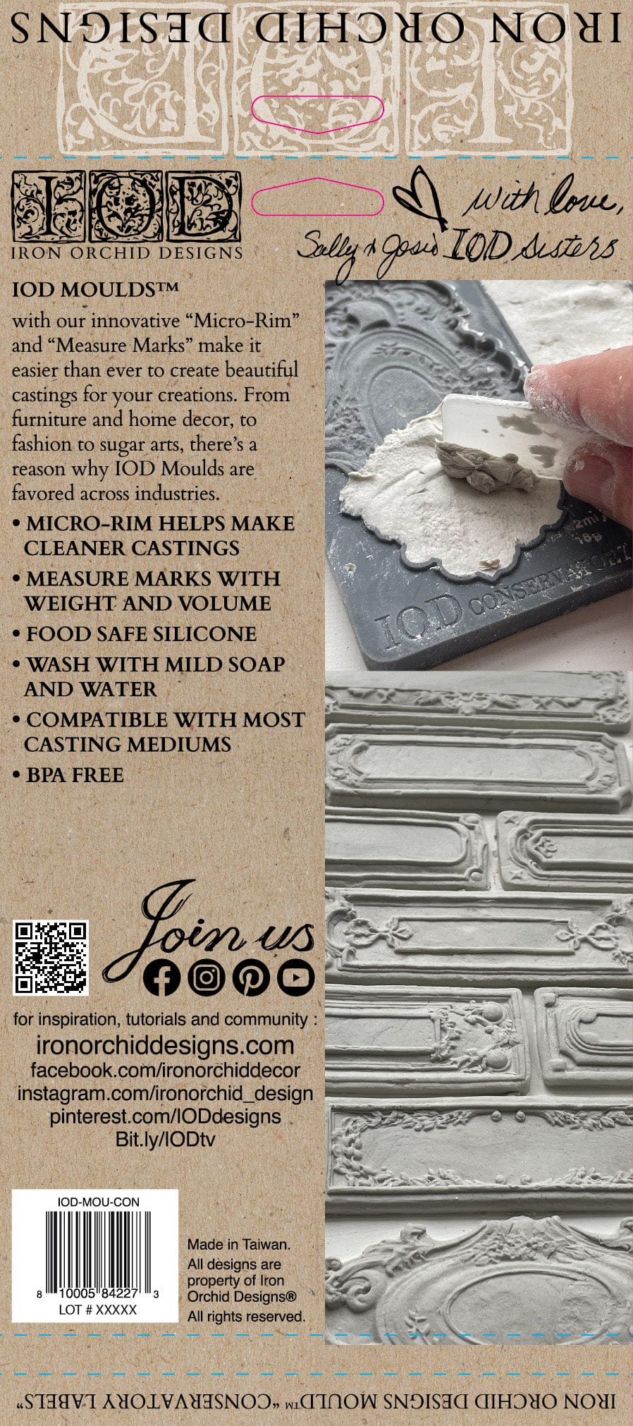 Conservatory Mould IOD Pickin' Boots Vintage