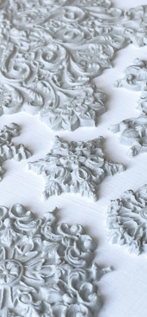 Marvelous Molds Blitzen Cakeflake Snowflake Pattern Food Safe Silicone Mold