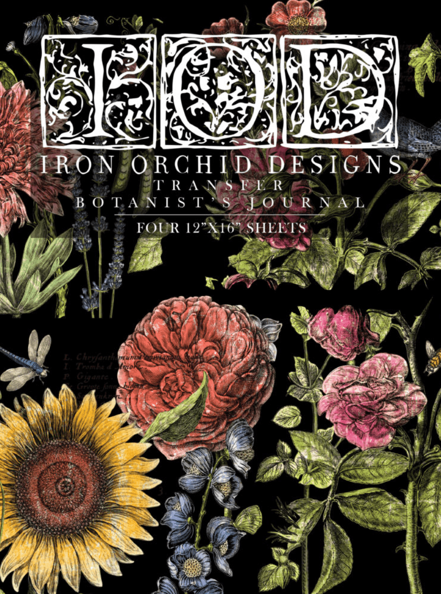 Botanist Journal Transfer Pickin' Boots Vintage