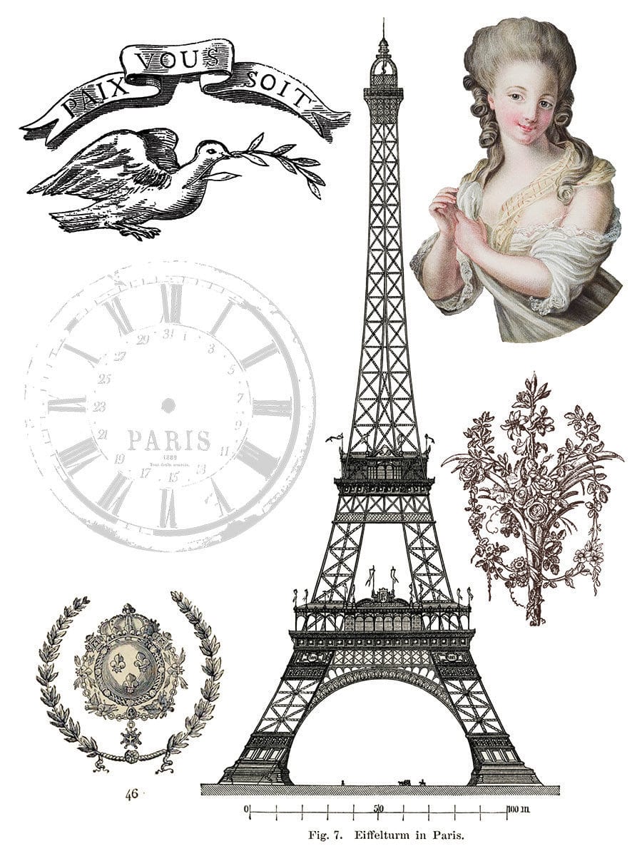 Brocante Transfer by IOD Pickin' Boots Vintage