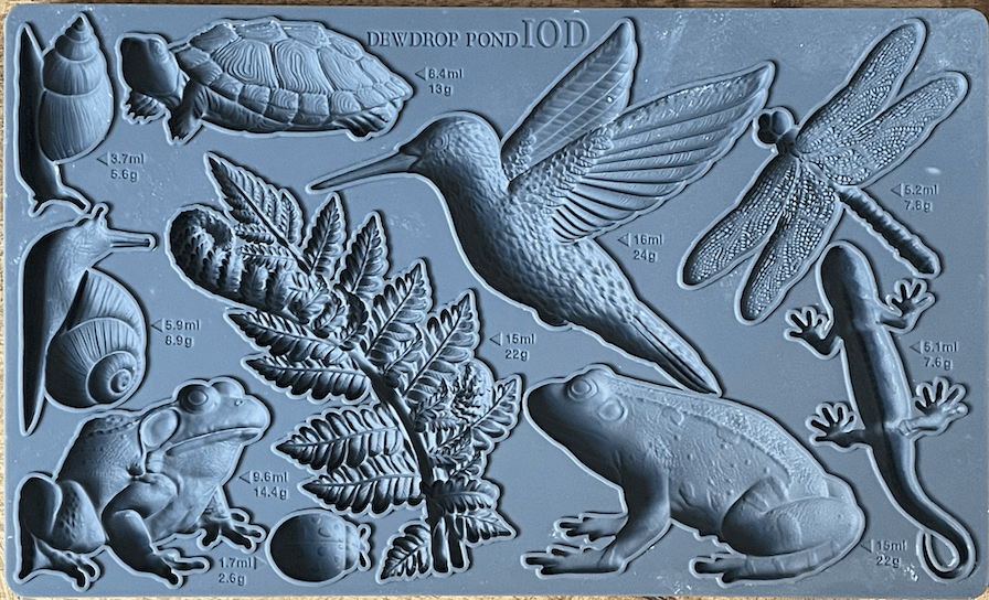 Dewdrop Mould IOD Pickin' Boots Vintage