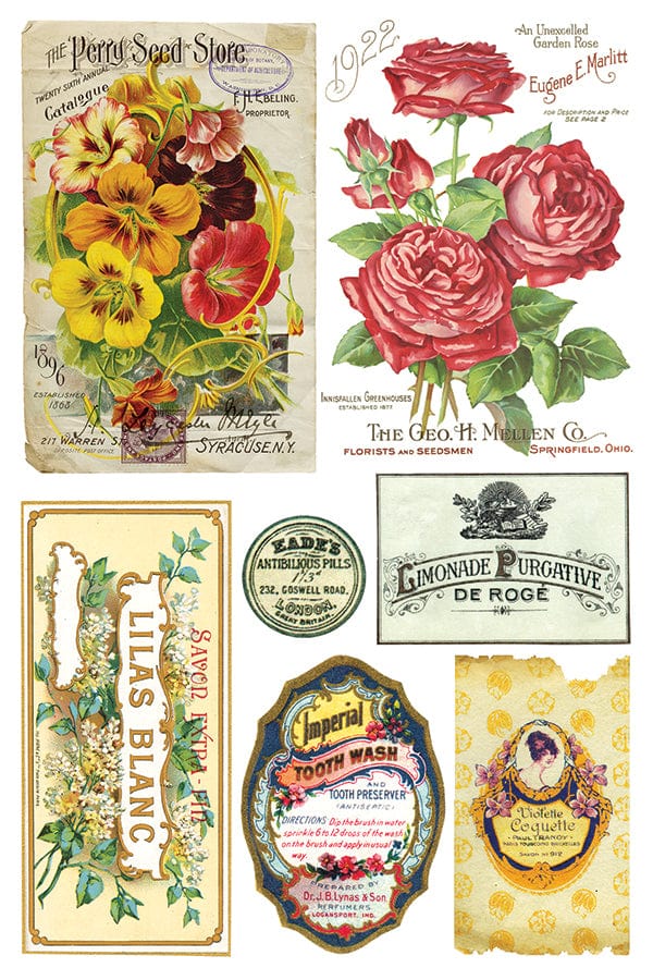 Ephemeral Melange Transfer Pickin' Boots Vintage