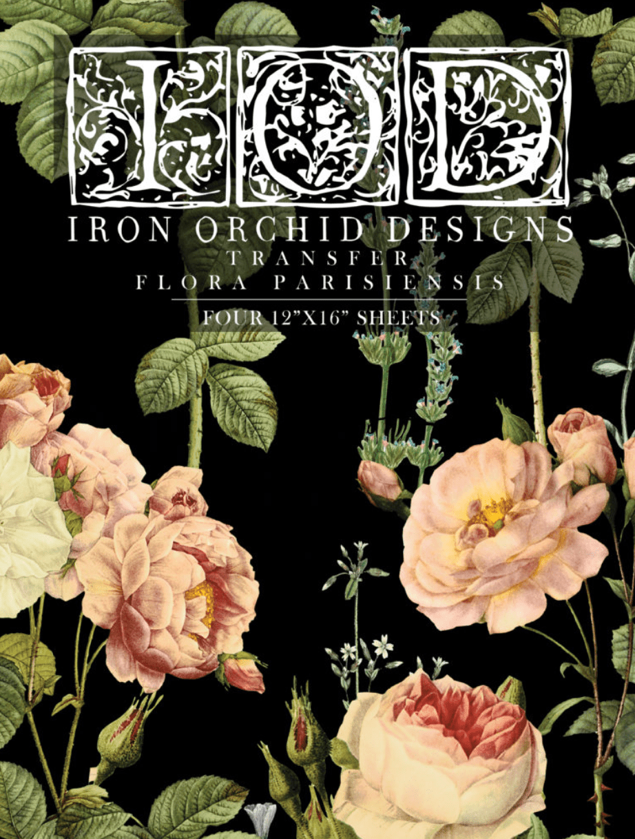 Flora Parisiensis Transfer IOD Pickin' Boots Vintage