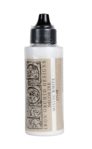 IOD Mixing White Ink Pickin' Boots Vintage