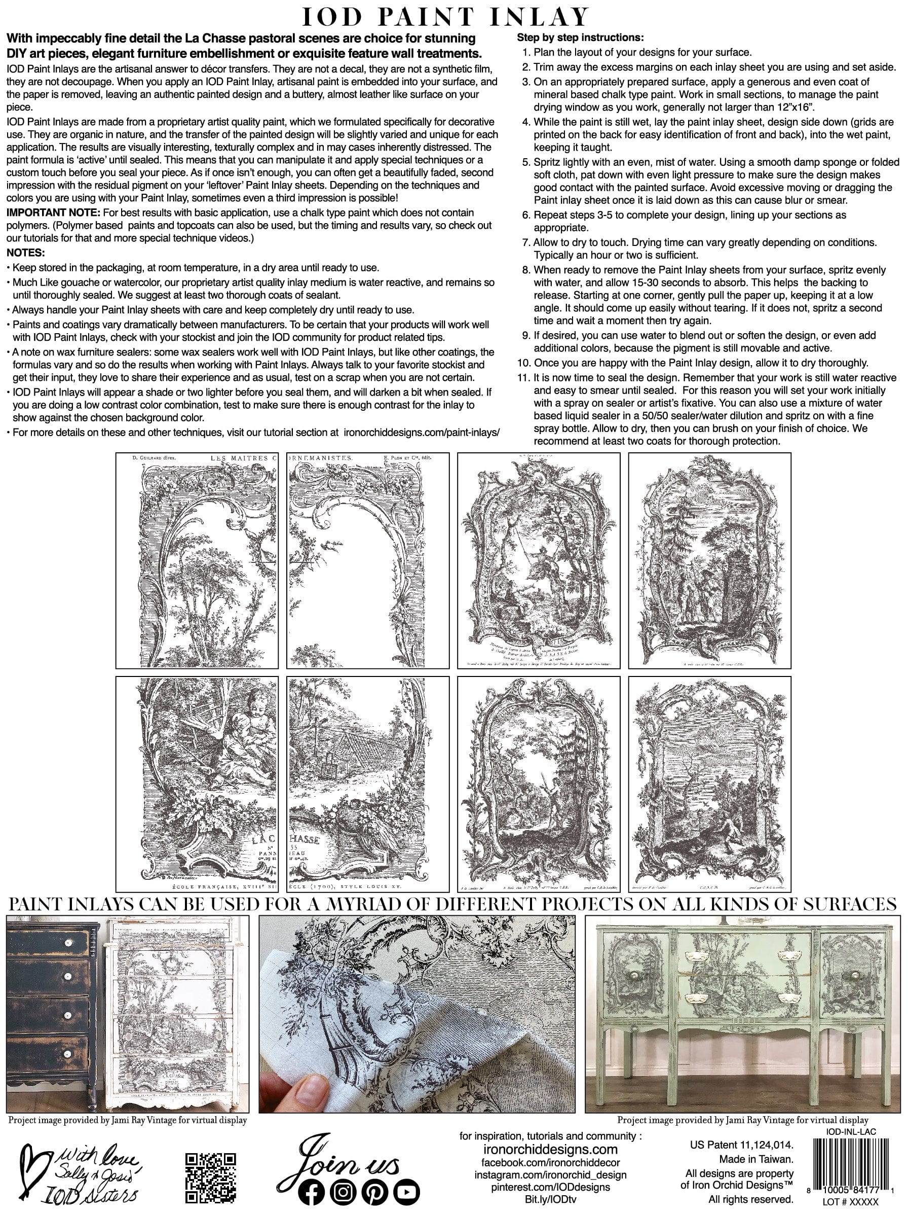 La Chasse Paint Inlay by IOD Pickin' Boots Vintage