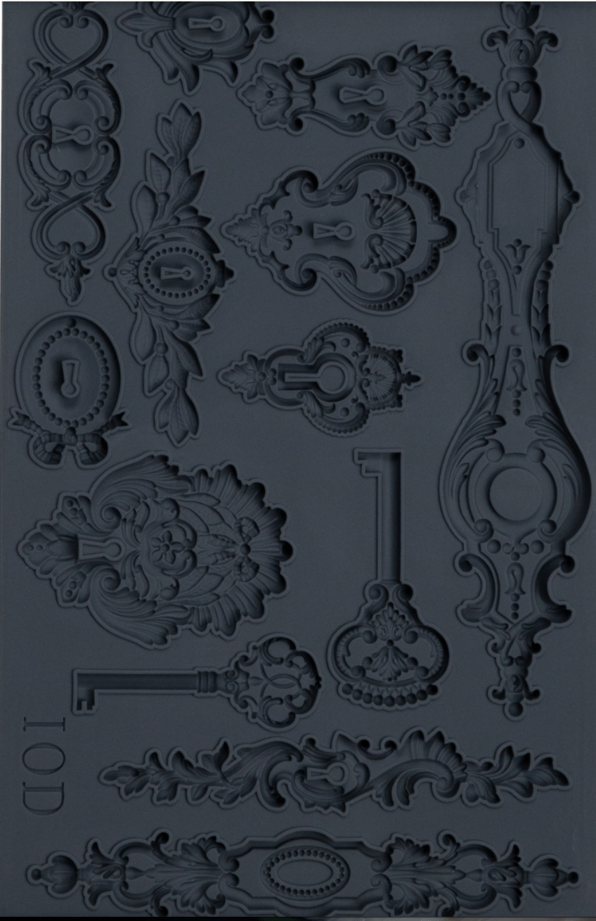 Lock and Key Mould IOD Pickin' Boots Vintage