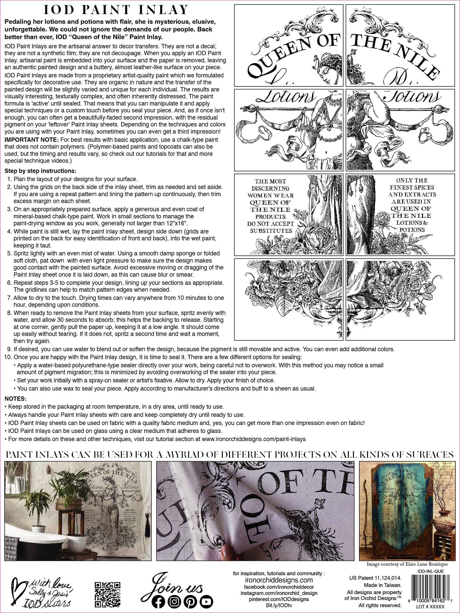 Queen of the Nile Paint Inlays by IOD Pickin' Boots Vintage