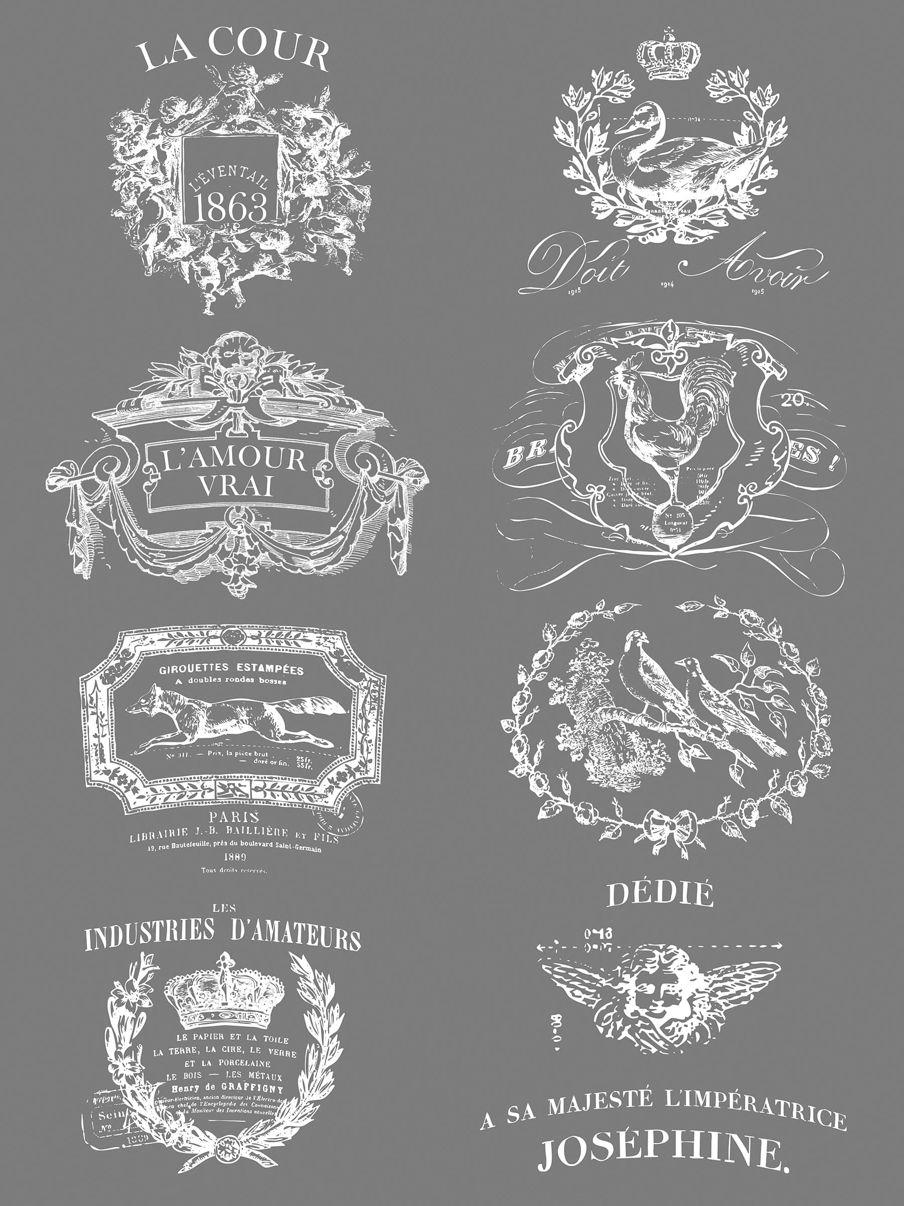 Traditional Pots Transfer by IOD - NEW Pickin' Boots Vintage