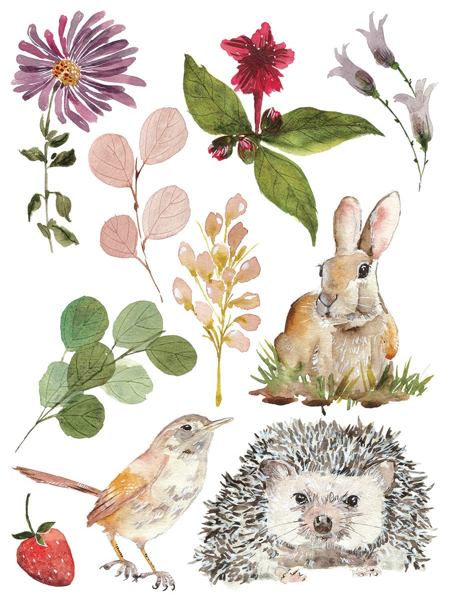 Whispering Willow Transfer by IOD Pickin' Boots Vintage