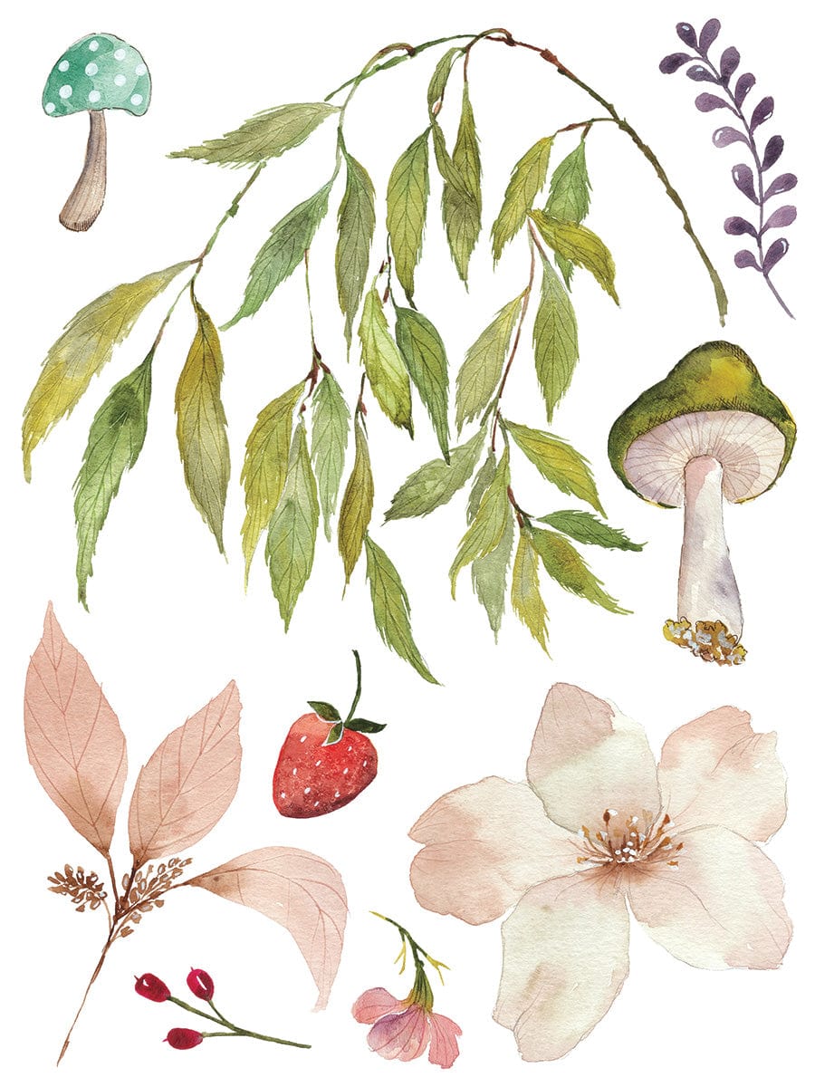 Whispering Willow Transfer by IOD Pickin' Boots Vintage