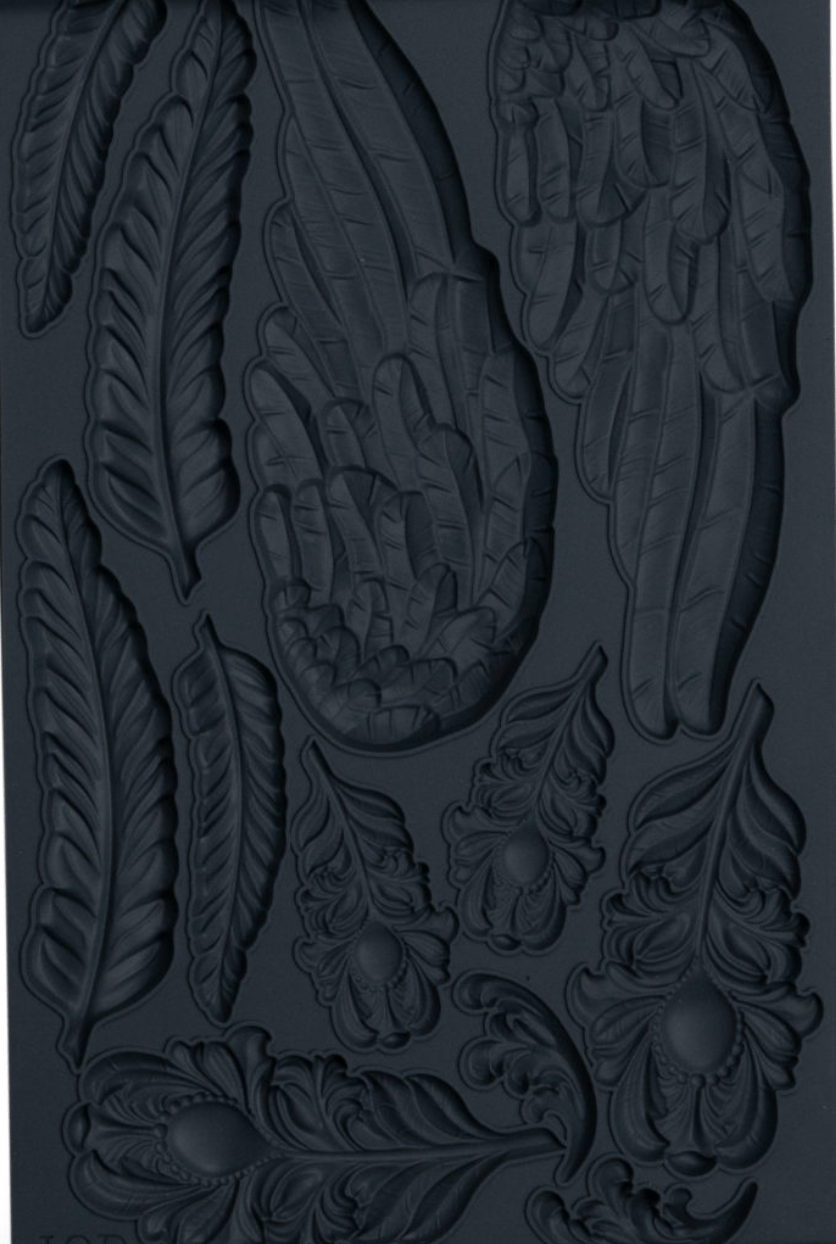 Wings and Feathers Mould IOD Pickin' Boots Vintage