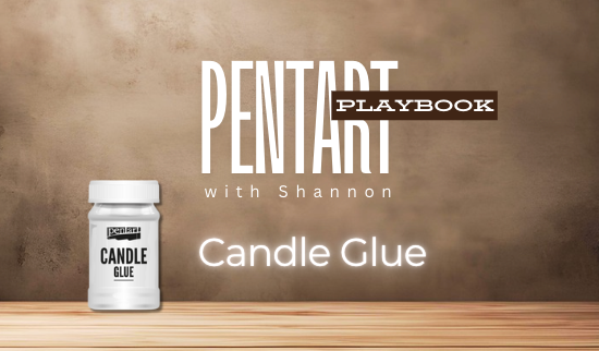 Pentart Candle Glue Video Tutorial