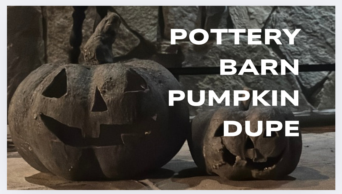 Pottery Barn Pumpkin Dupe