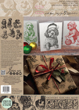 Load image into Gallery viewer, puppy stamp IOD christmas