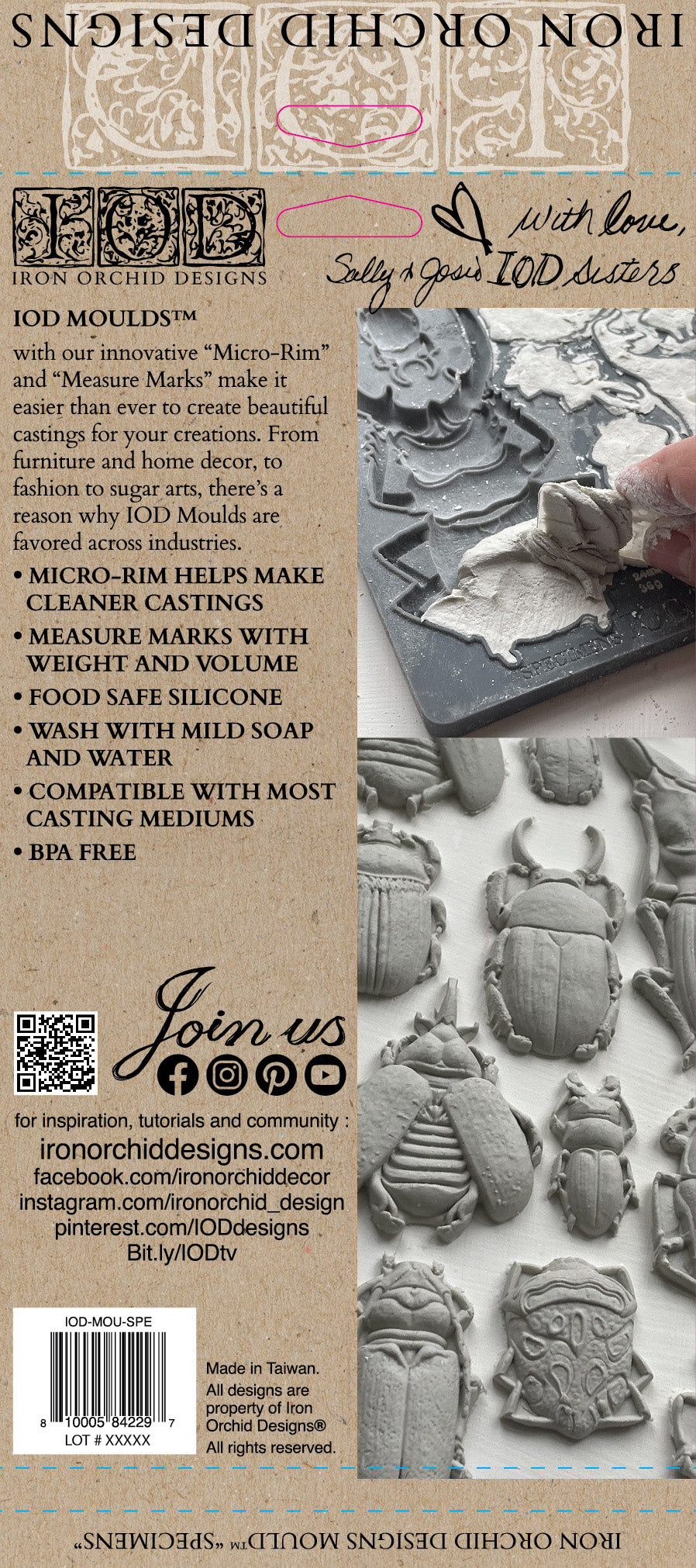 bugs mould for clay