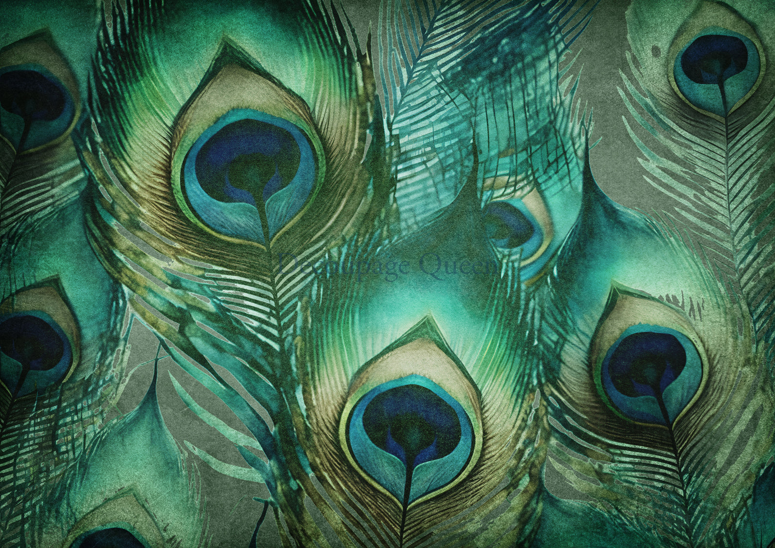 peacock background paper