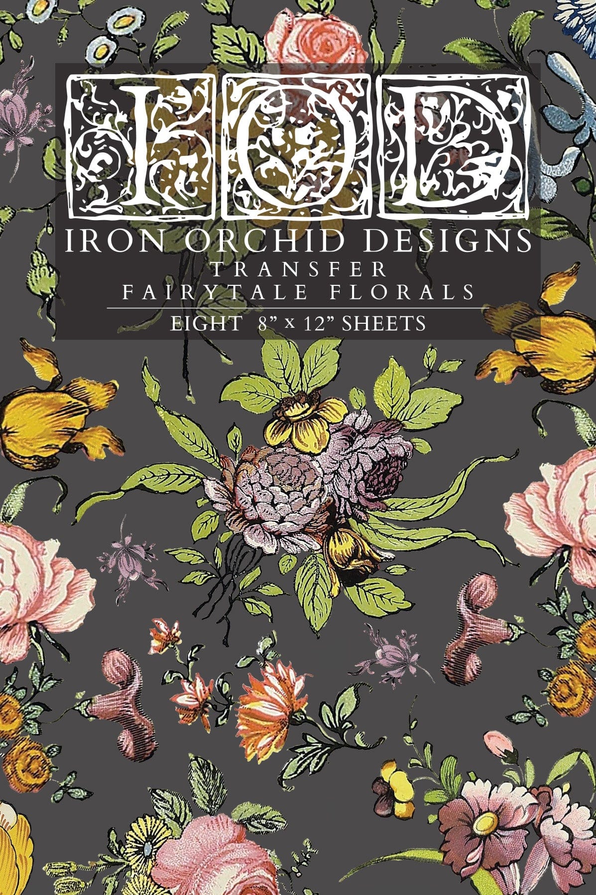 Fairytale Florals Transfer Pickin' Boots Vintage