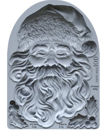 IOD Saint Nick Santa Mould
