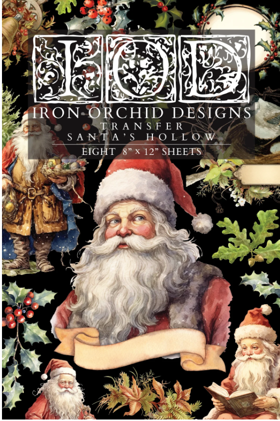 IOD Santa's Hollow Transfer Pad