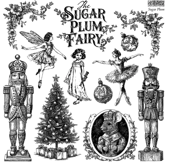 IOD Sugar Plum Stamp Set