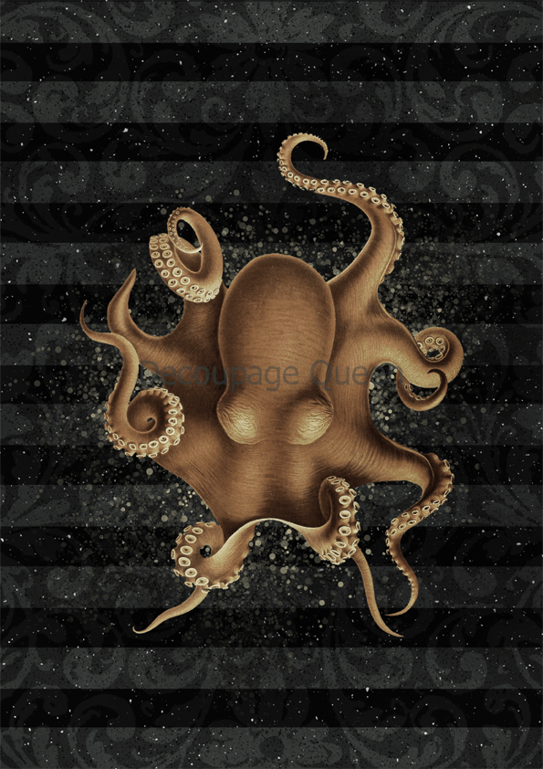 Octopus Rice Paper Mollusca Rice Paper - Octopus – Pickin' Boots Vintage