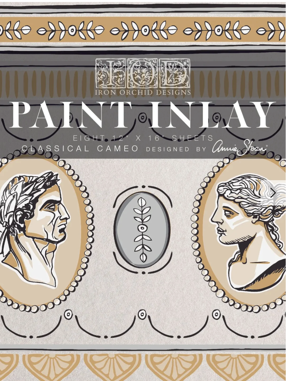 Annie Sloan and IOD Paint Inlay Colab 