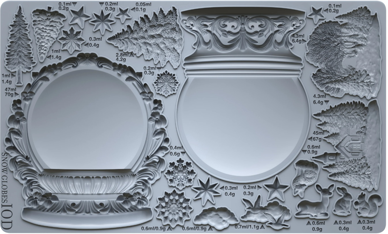 IOD Snow Globe Mould