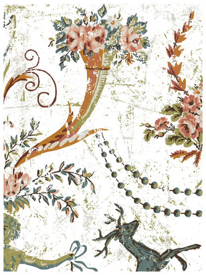 Chateau Paint Inlay by IOD Pickin' Boots Vintage