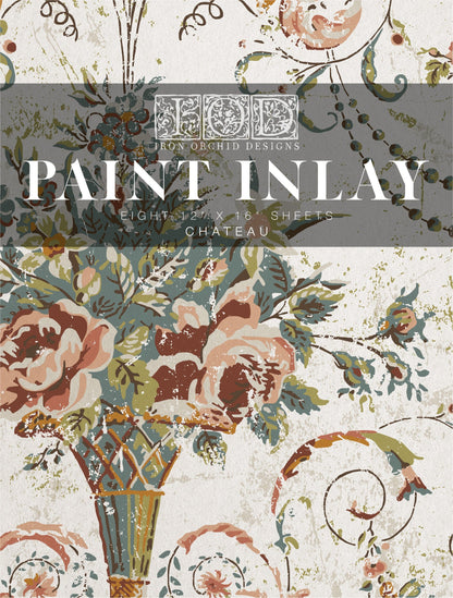 Chateau Paint Inlay by IOD Pickin' Boots Vintage