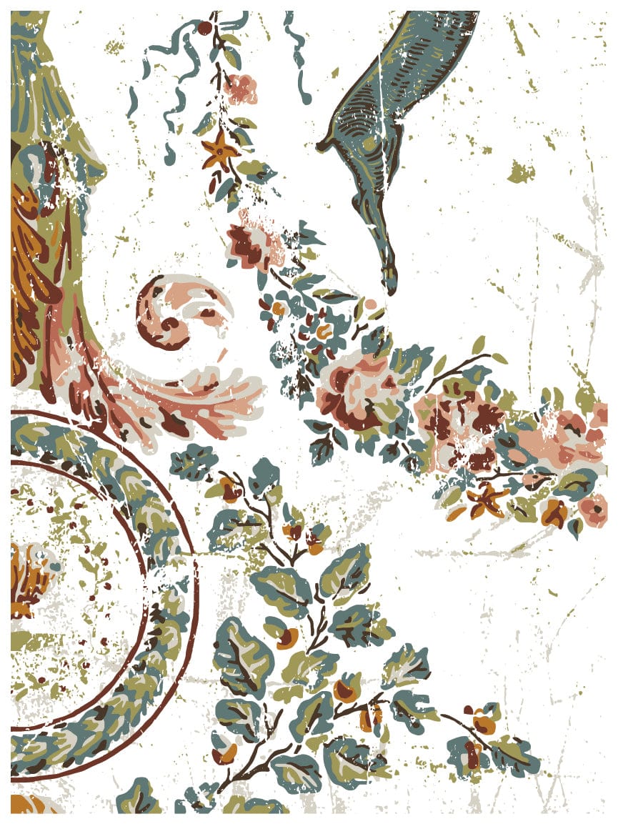 Chateau Paint Inlay by IOD Pickin' Boots Vintage