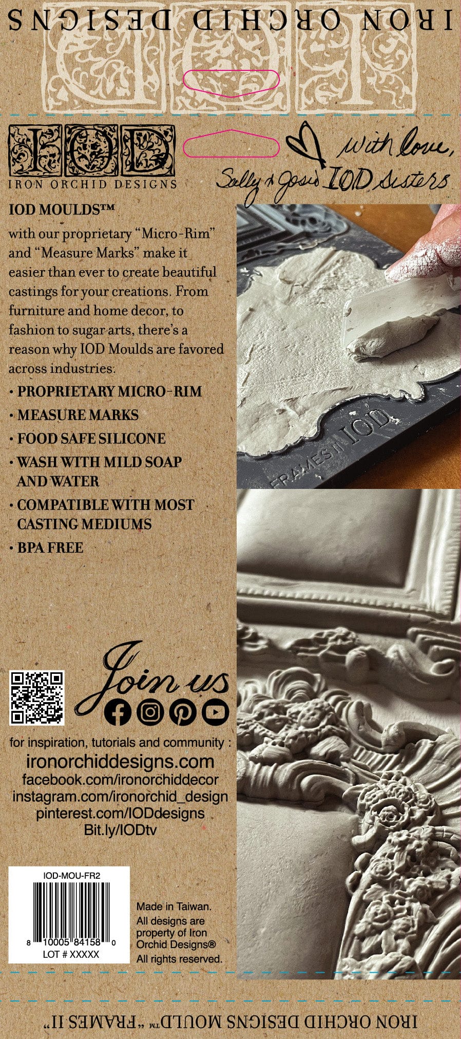 Frames 2 Mould IOD Pickin' Boots Vintage