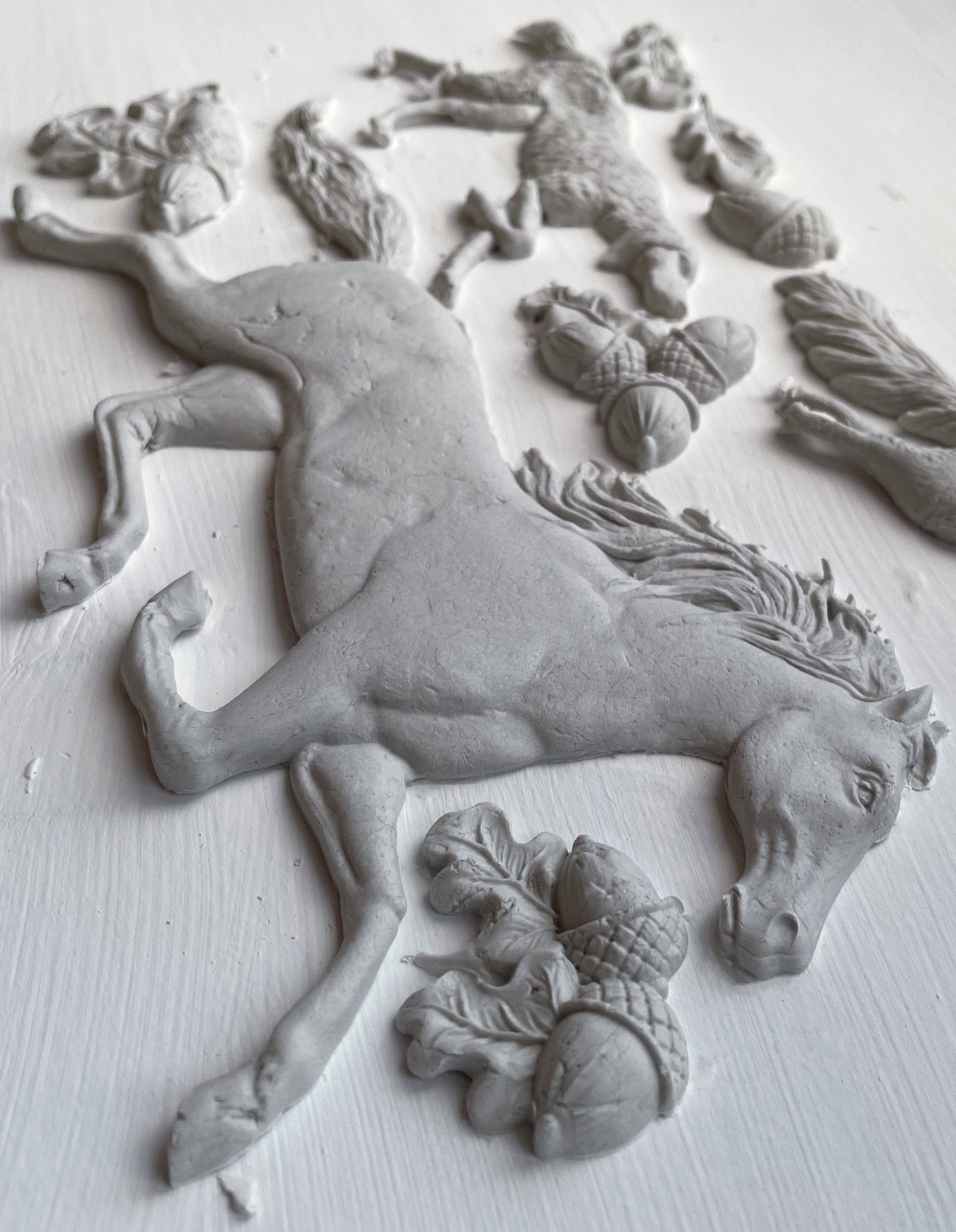 Horse and Hound IOD Mould Pickin' Boots Vintage