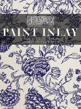 Load image into Gallery viewer, Indigo Floral Paint Inlay IOD