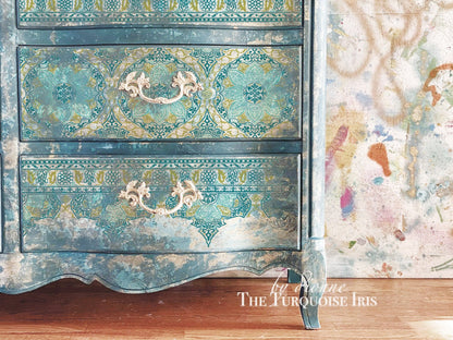 Morocco Paint Inlays by IOD Pickin' Boots Vintage