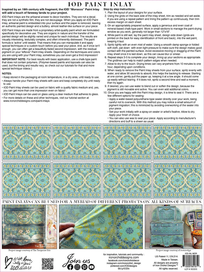 Morocco Paint Inlays by IOD Pickin' Boots Vintage