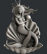 Load image into Gallery viewer, Mermaid silicone mould