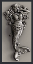 Load image into Gallery viewer, Mermaid plaque silicone mould