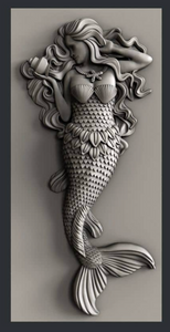 Mermaid plaque silicone mould